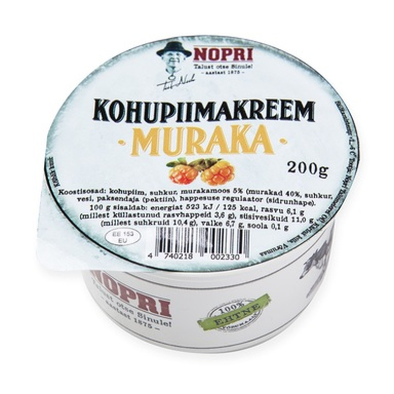 Kohupiimakreem muraka, NOPRI, 200 g