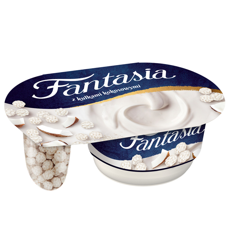 Kreemijogurt kookospallidega, FANTASIA, 98 g