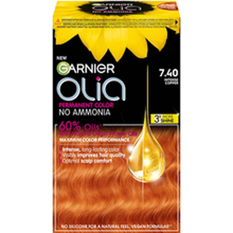 Garnier olia püsivärv intense copper 7.40