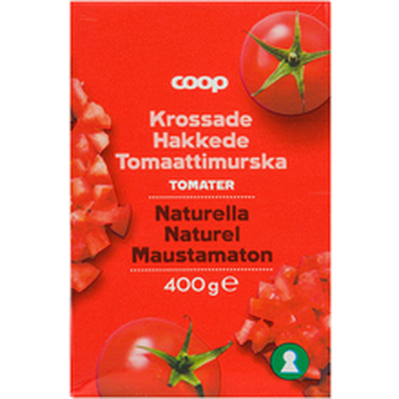 Coop hakitud tomatid 400g