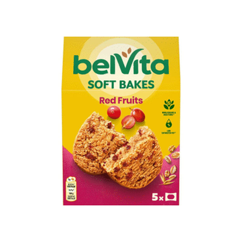 Küps.täisterav.pun.marjad.BELVITA, 250g