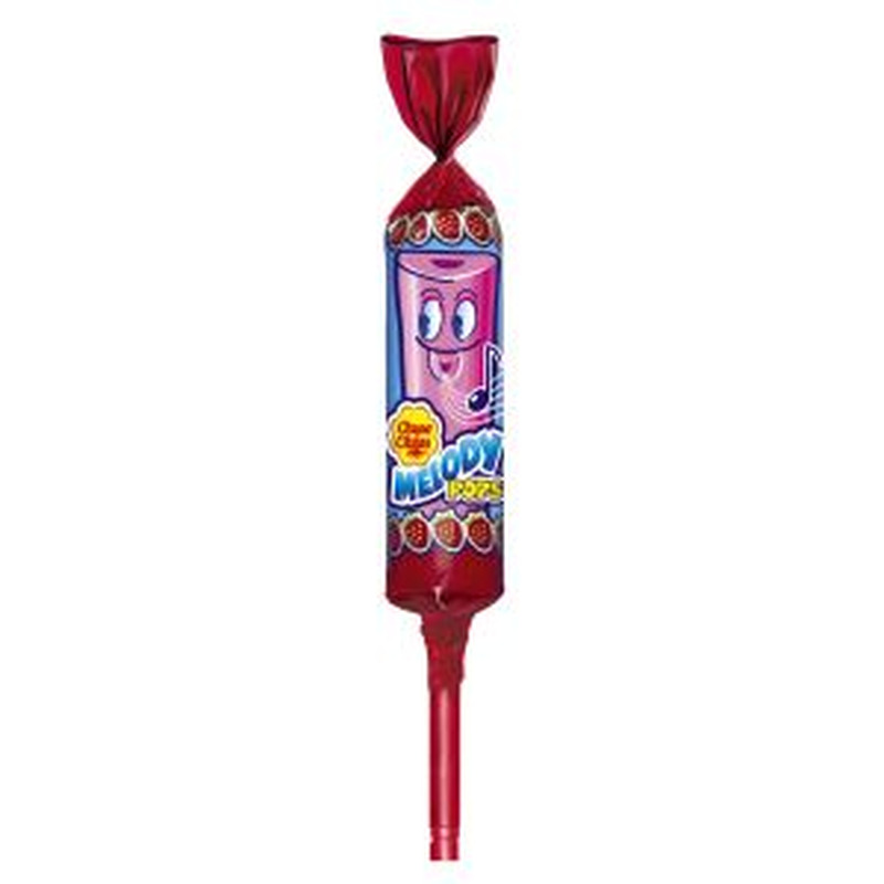 Pulgakomm Melody Pops maasika, CHUPA CHUPS, 15 g