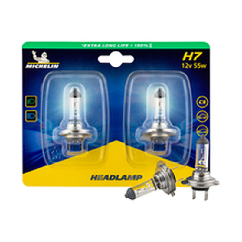 H7 Extra Long life 2 tk, 12/55W, 1500lm halogeen