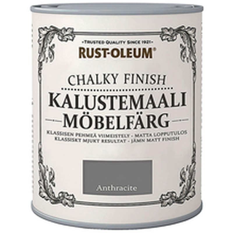 Chalky Finish mööblivärv 750ml, hall