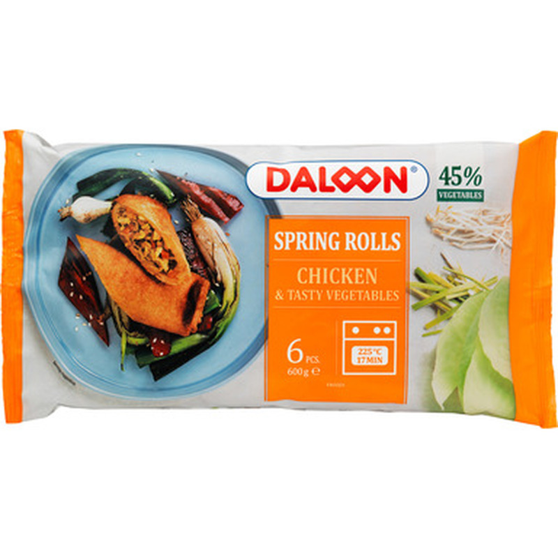 Kevadrullid kanafileega, DALOON, 600 g