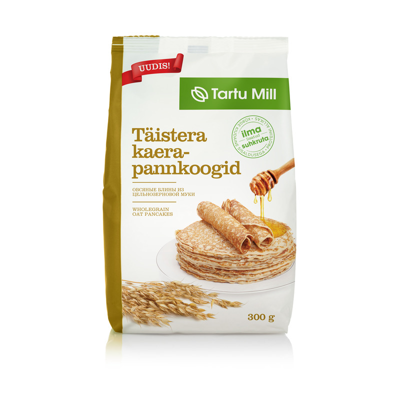 Täistera kaerapannkoogid, TARTU MILL, 300 g