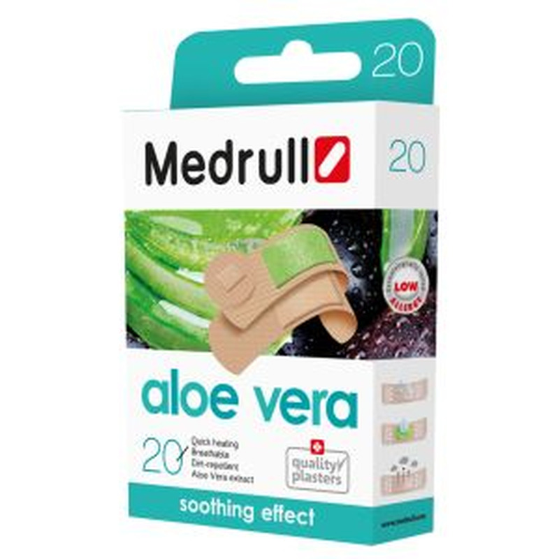 Plaaster Aloe Vera, MEDRULL, 20 tk