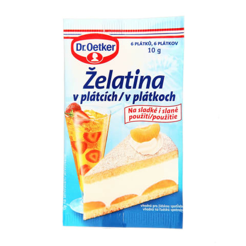 Želatiinilehed Dr.Oetker 10 g