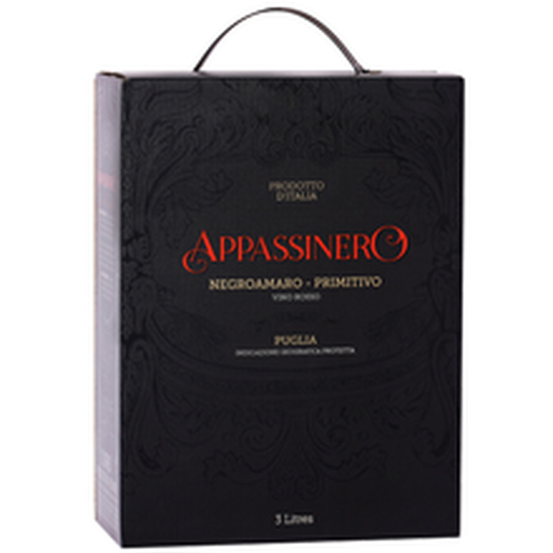 Appassinero Negroamaro Primitivo KGT vein 13%vol 3L