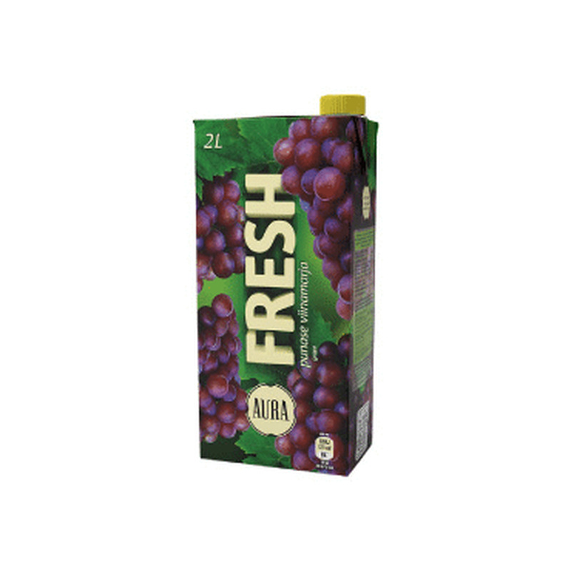 Punase viinamarjamahlajook AURA Fresh 2L