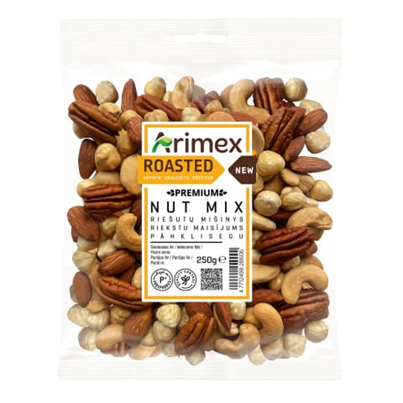 Röstitud pähklite segu Arimex Premium 250g