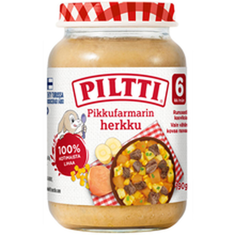 Piltti bataat veiselihaga 190g, alates 6-elukuust