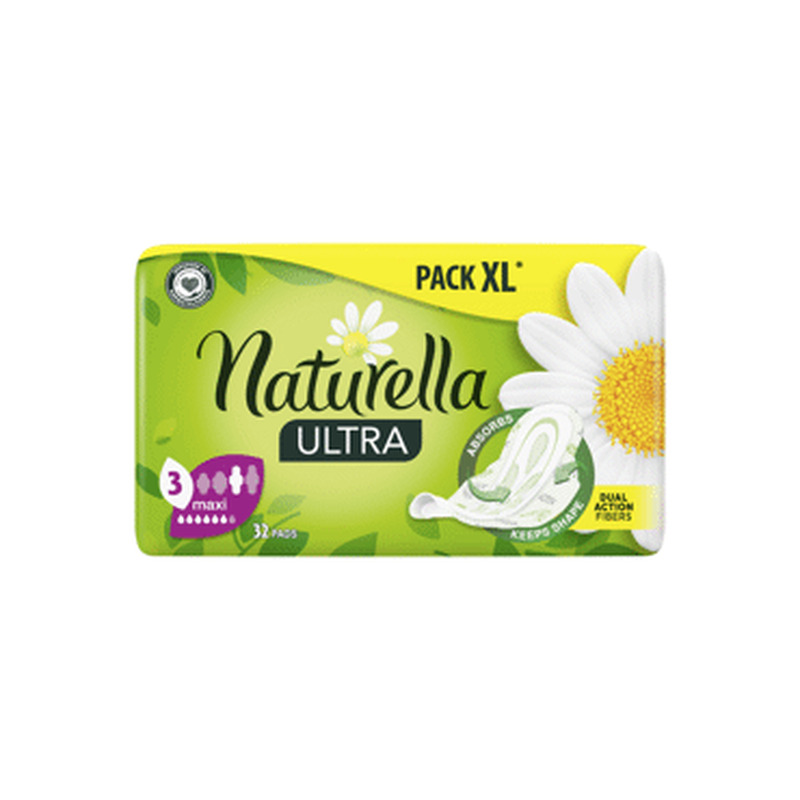 Hügieenisidemed NATURELLA Ultra S3 32tk