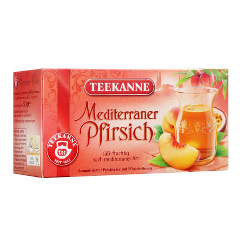 Tee ürdi Vahemere virsik Teekanne 20x2,5g