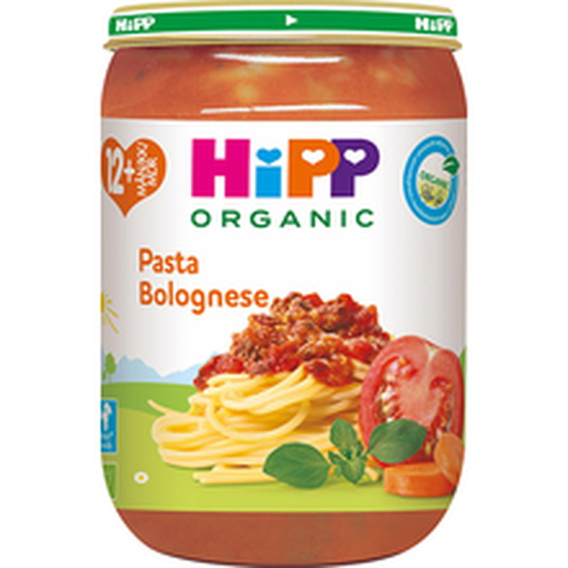 Hipp Pasta Bolognese mahe, 220g, alates 12-elukuust