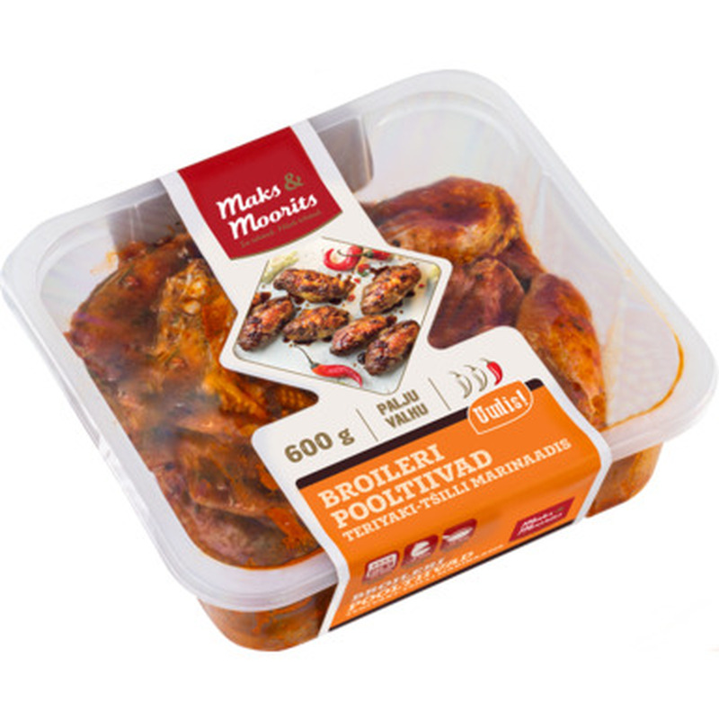 Broileri pooltiivad teriyaki-chilli 600G