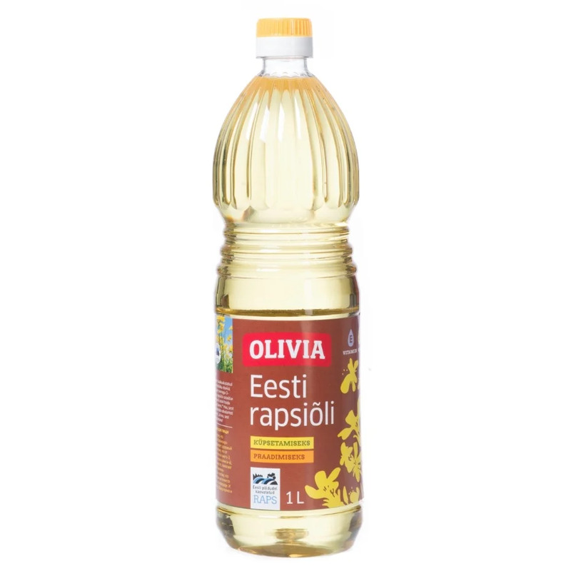 Küpsetusõli rapsist OLIVIA, Scanola, 1 L