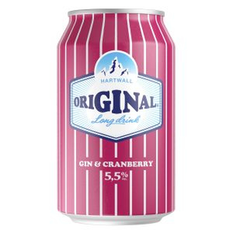 Hartwall Original LD Cranberry 5.5% vol 0.33L muu alkohoolne jook