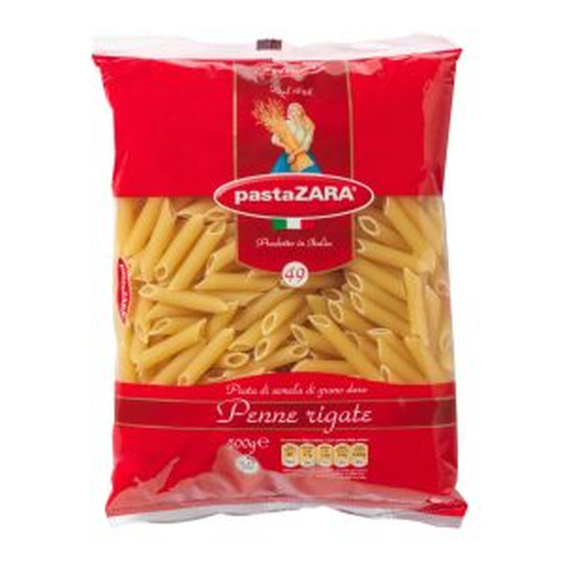 Pasta Zara pasta Penne Rigate 500g