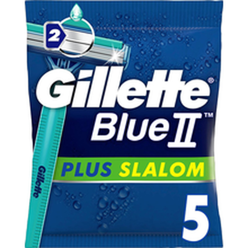 Raseerija Blue II, GILETTE, 5 tk