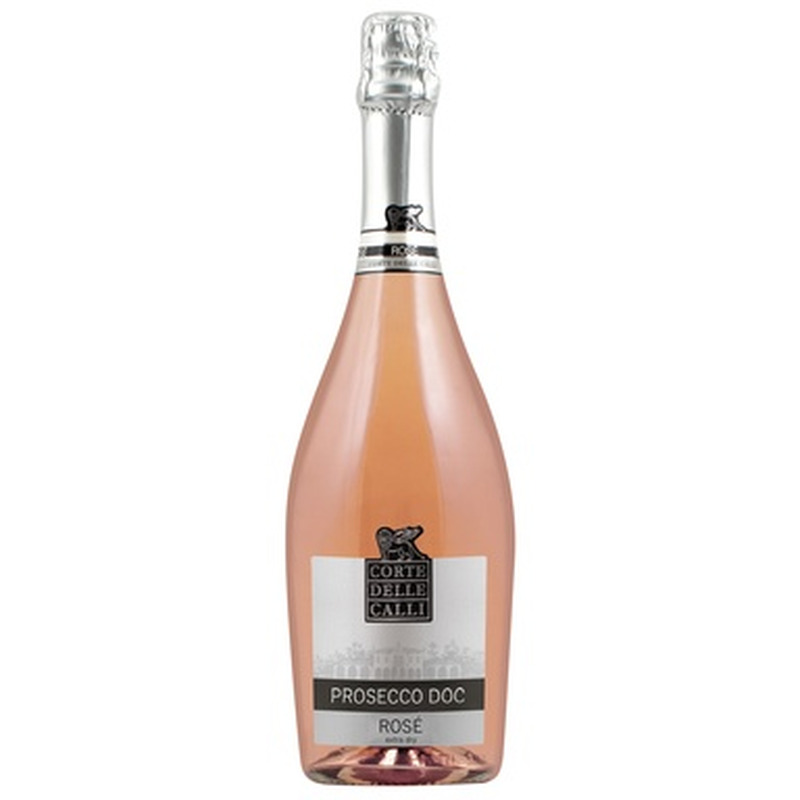 CORTE Delle CALLI Prosecco Doc Rose Extra Dry11% 75cl (roosa)