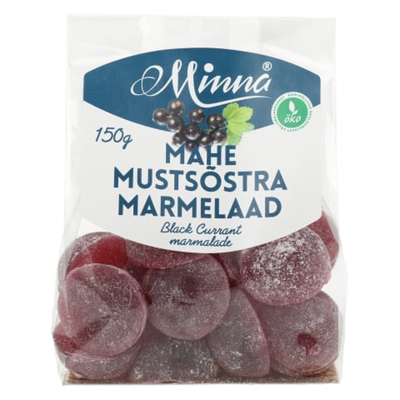 Mahe marmelaad must sõstar Minna 150g