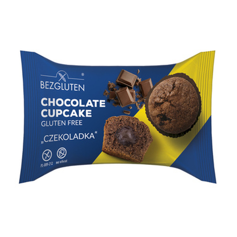 BEZGLUTEN Šokolaadimuffin täidisega 60g (glut. vaba)