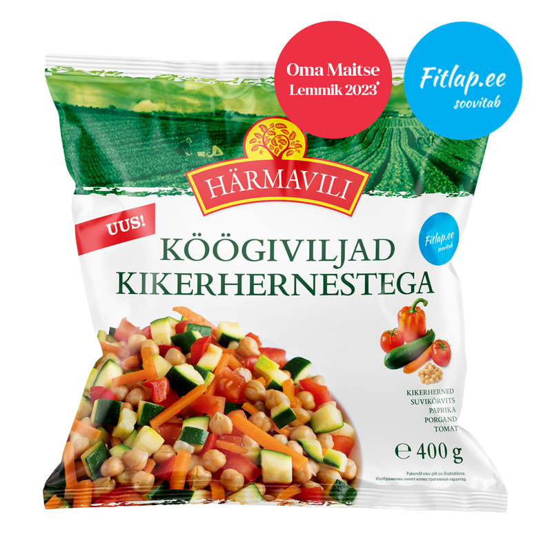 Köögiviljad kikerhernestega, HÄRMAVILI, 400 g