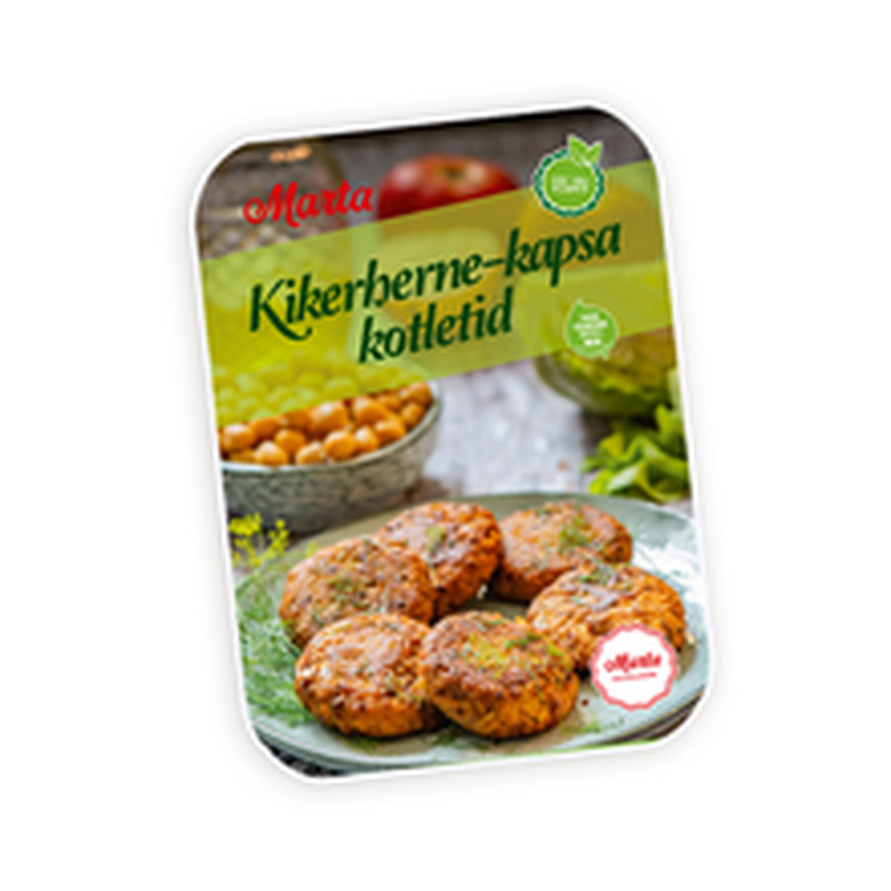 Kikerherne-kapsa kotletid, MARTA KULINAARIA, 240 g