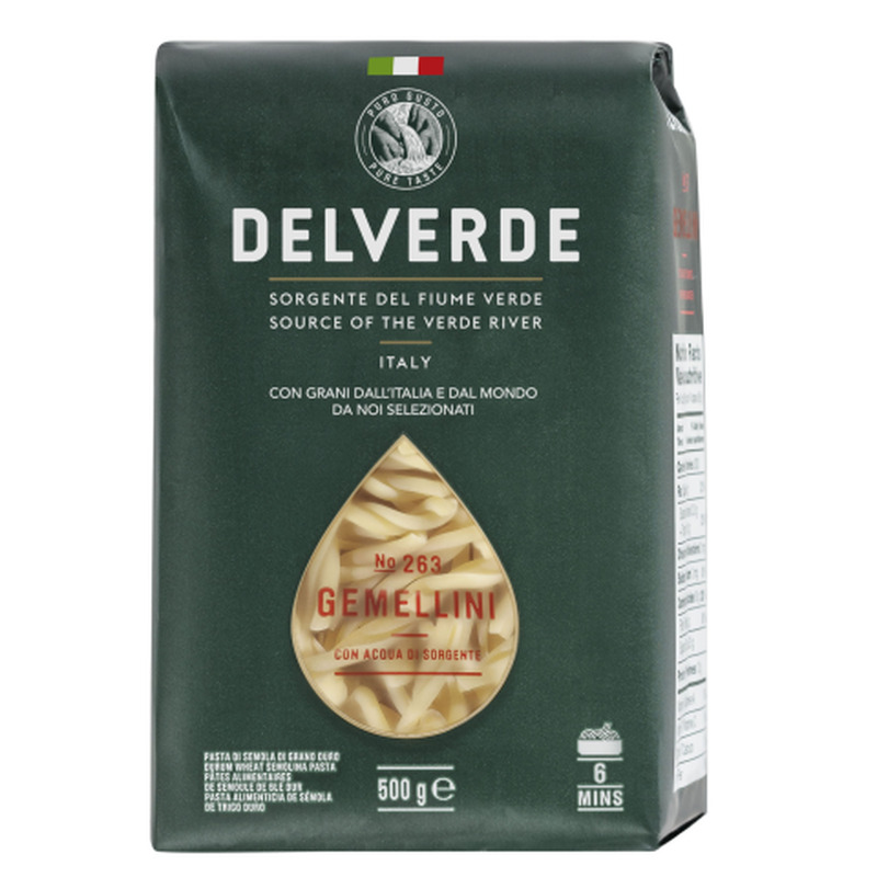 Pasta Delverde Gemellini 500g