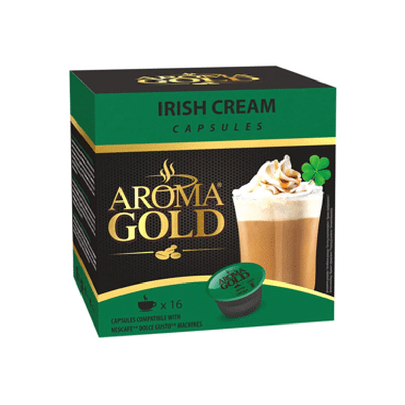 Kohvikaps. AROMA GOLD Irish Cream 16x16g