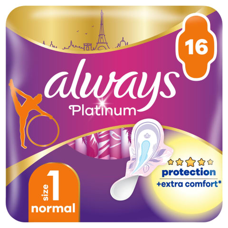 Hügieenisidemed Always Ultra Platinum Normal Duo 16tk