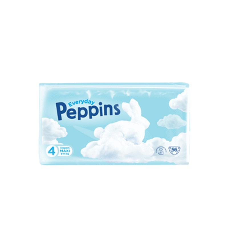 Mähkmed PEPPINS Everyday s4 9-14kg, 56tk