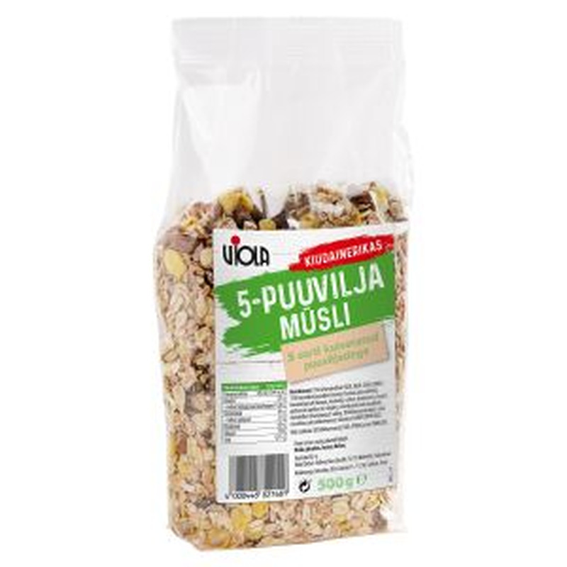 Viola Müsli 500g 5-puuvilja