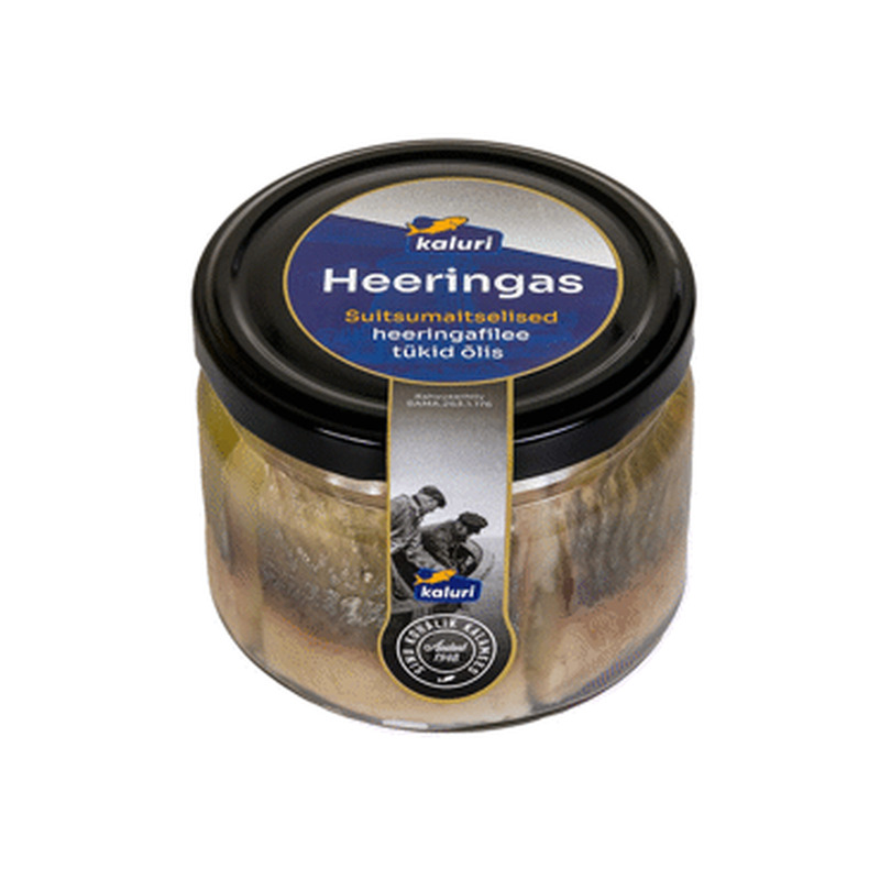 Heeringafilee õlis suitsum.KALURI, 250g