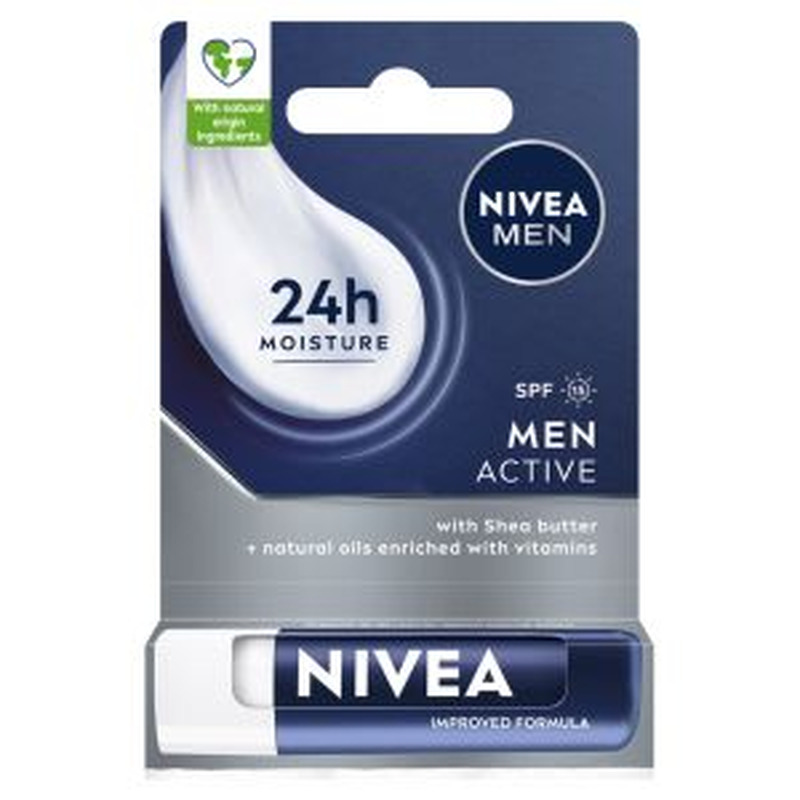 Nivea for Men Active Lip Care hügieeniline huulepulk