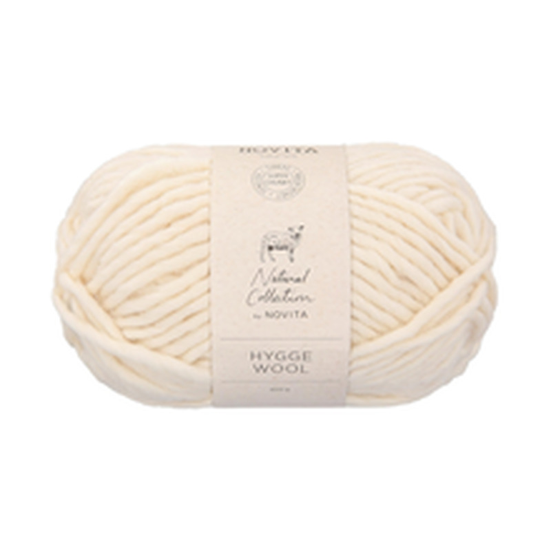 Lõng hygge wool 100g 010 valge