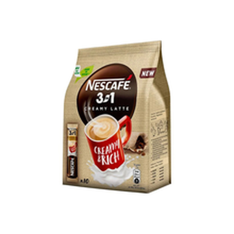 Lahustuv kohvijook 3in1 Creamy Latte 10X15g, NESCAFE, 150 g