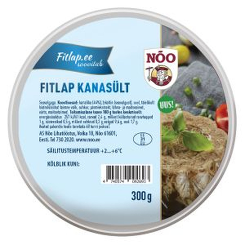 Nõo Fitlap kanasült 300g