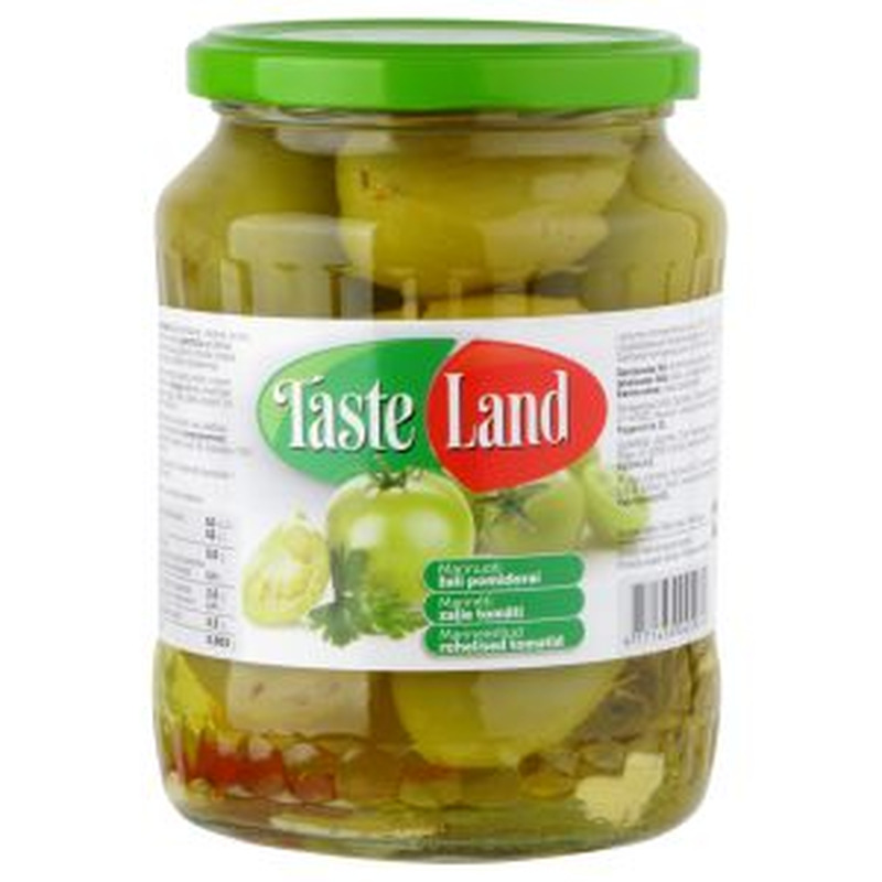 Taste Land Rohelised marineeritud tomatid 660g