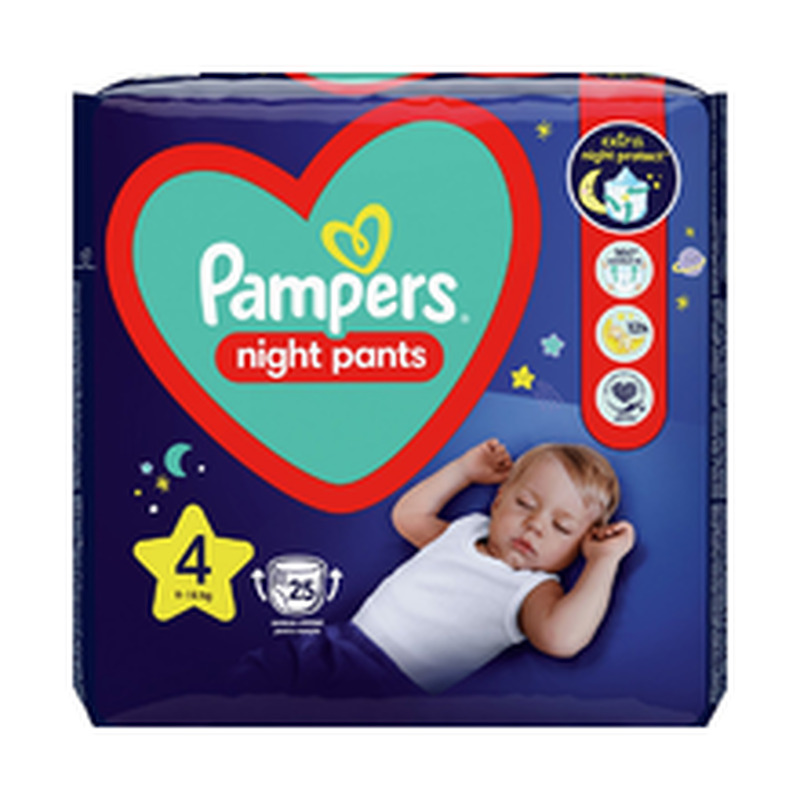 Öö püksmähkmed VP S4, PAMPERS, 25tk