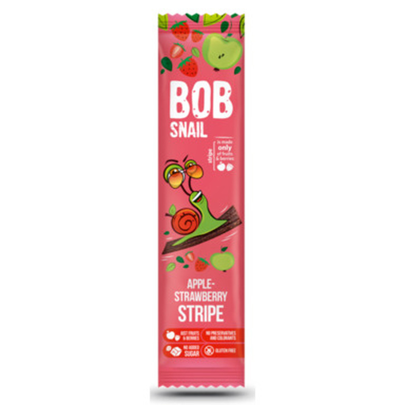 BOB SNAIL Maasika-õunaribake 14g