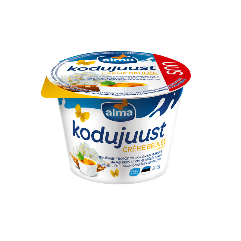 Kodujuust crème brûlée maitseline, VALIO ALMA, 200 g