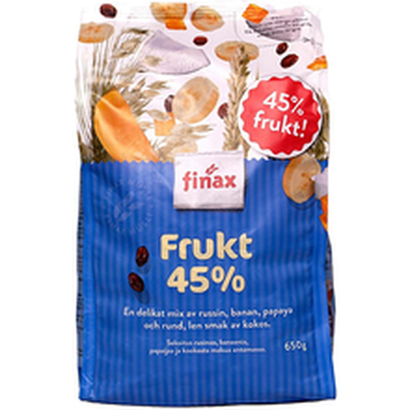 Finax müsli puuvilja 45 % 650 g