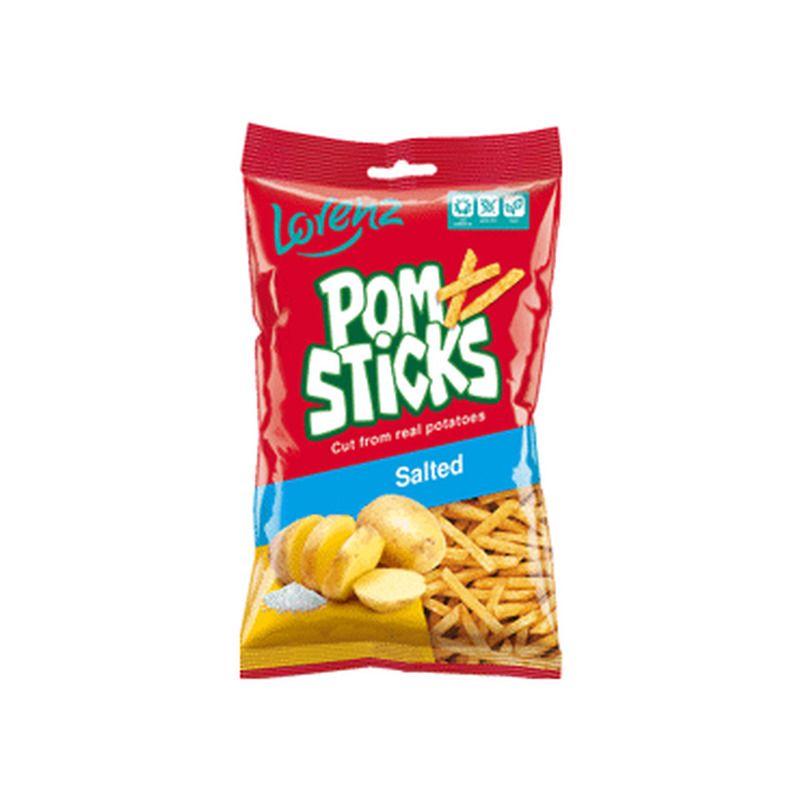 Kartulisnack soolaga POMSTICKS 100g