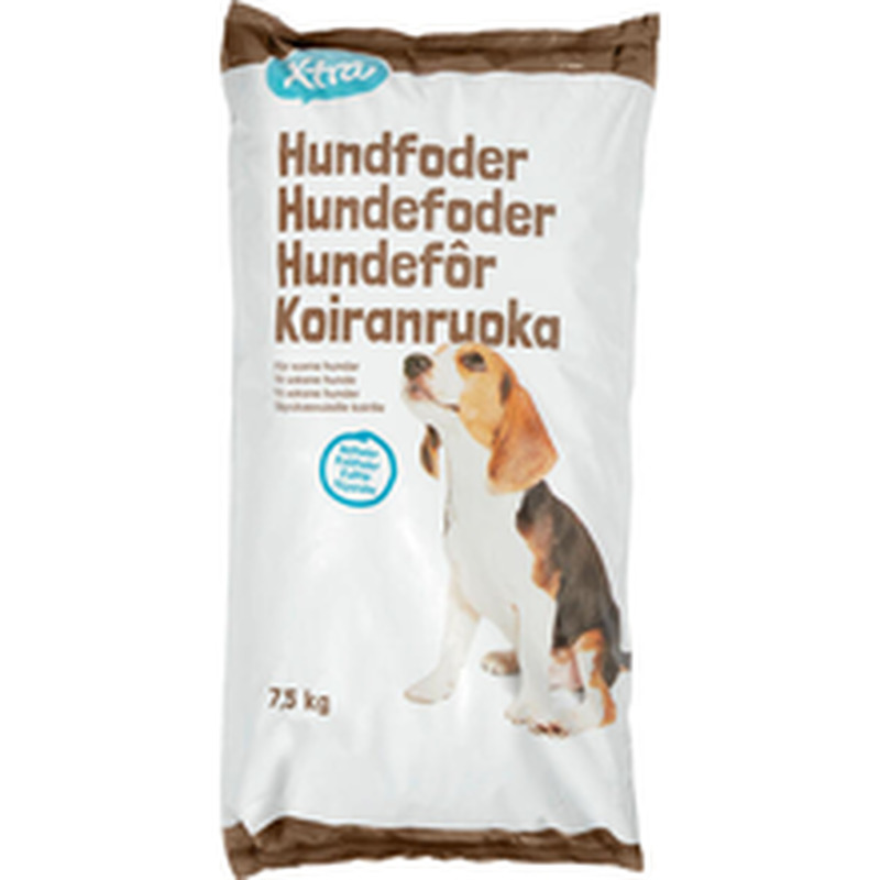 X-tra täissööt koertele lihaga, 7,5 kg