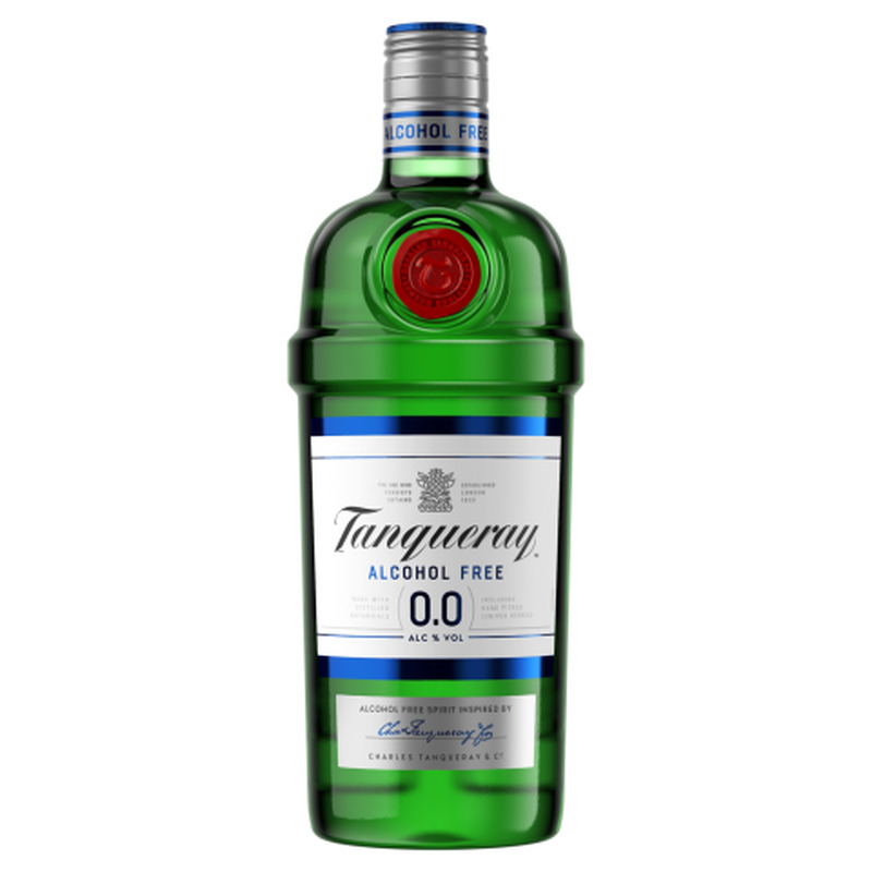 Alkoholivaba gin Tanqueray magusainetega 0,7l