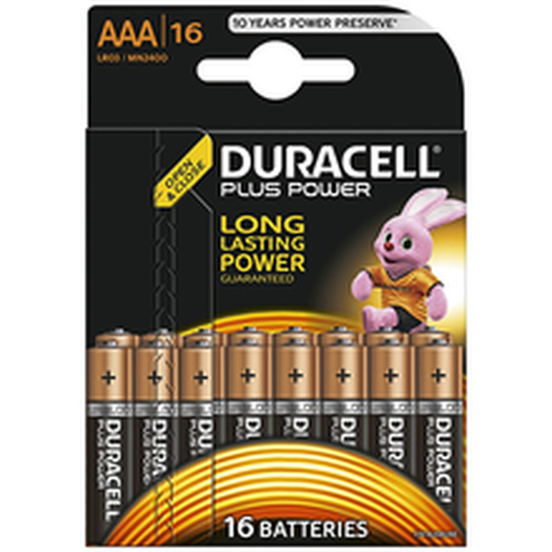 Duracell plus power aaa 16tk