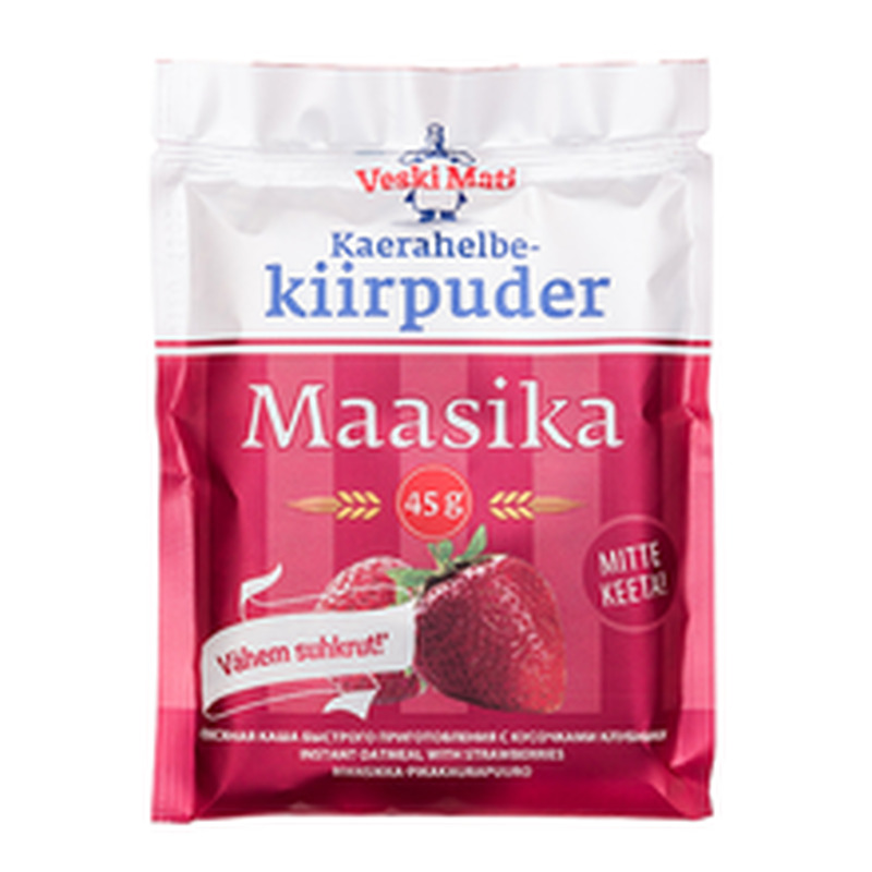 Veski Mati Kaerahelbe kiirpuder Maasika 45 g