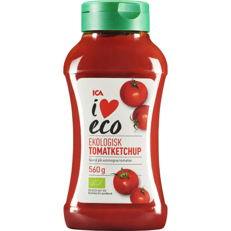 Tomatiketšup I Love Eco mahe 560g